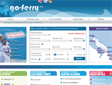 Tablet Screenshot of go-ferry.com